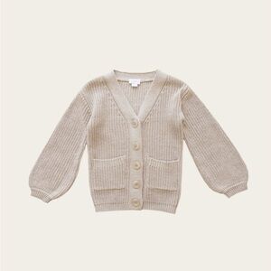 Jamie Kay Edith Long Cardigan - Size 5 - Sandstone